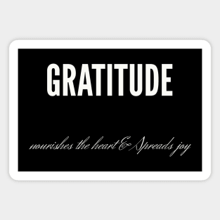 Spread Joy and Gratitude with this Inspirational T-Shirt Magnet